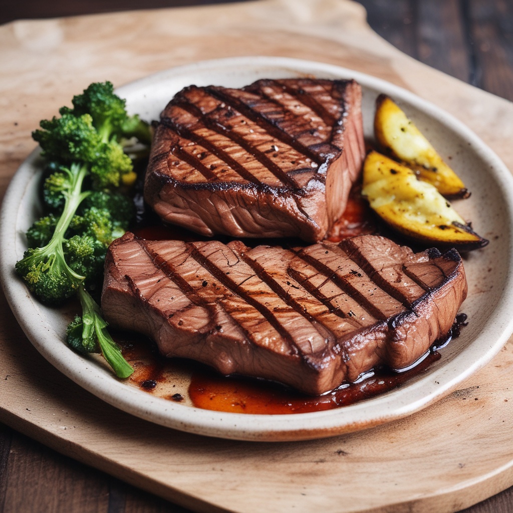Grilled steak